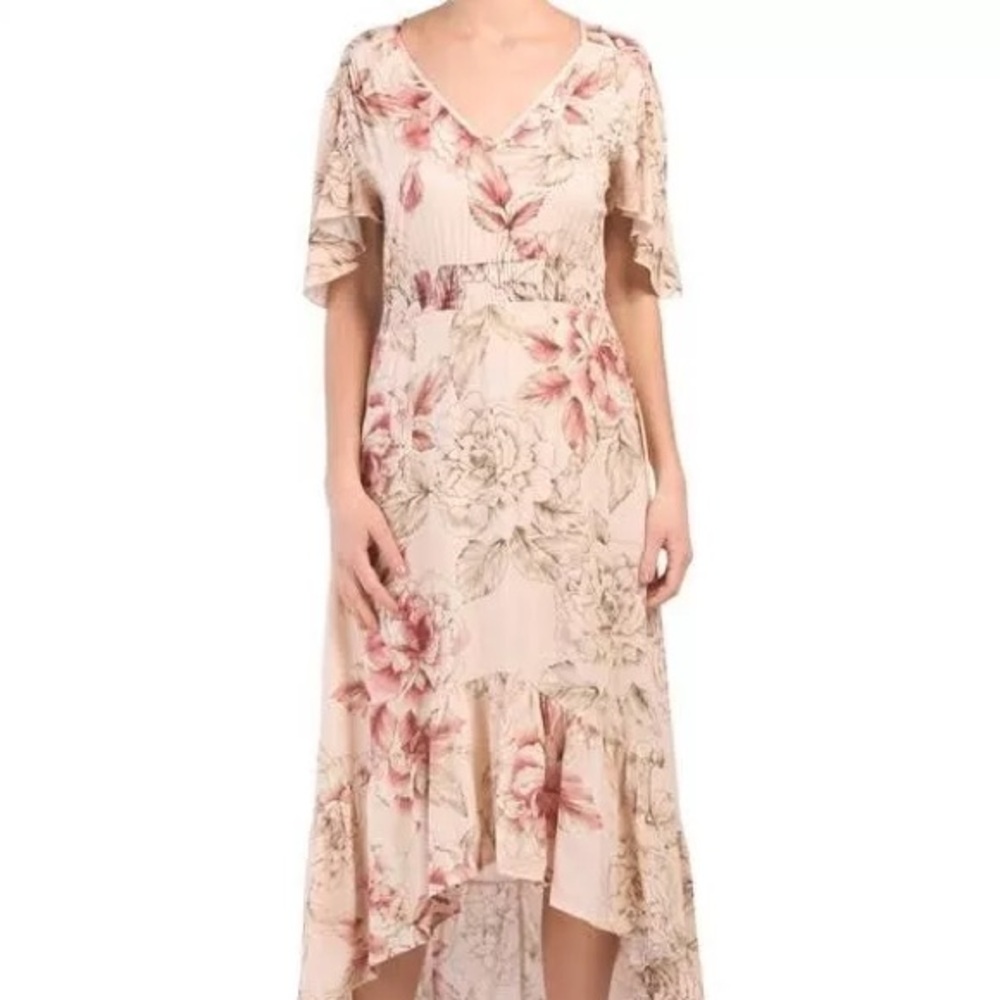 Abel The Label Floral Midi Dress (Anthropologie)